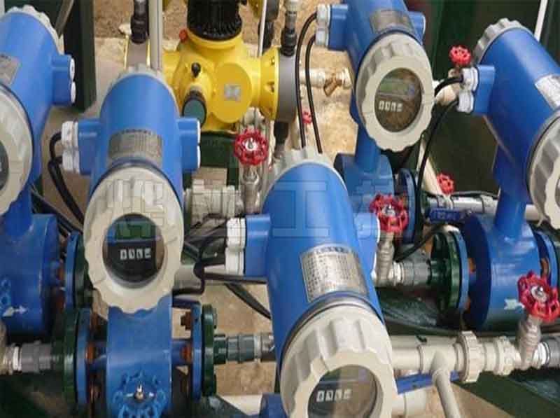 電磁流量計DN65現場安裝調試