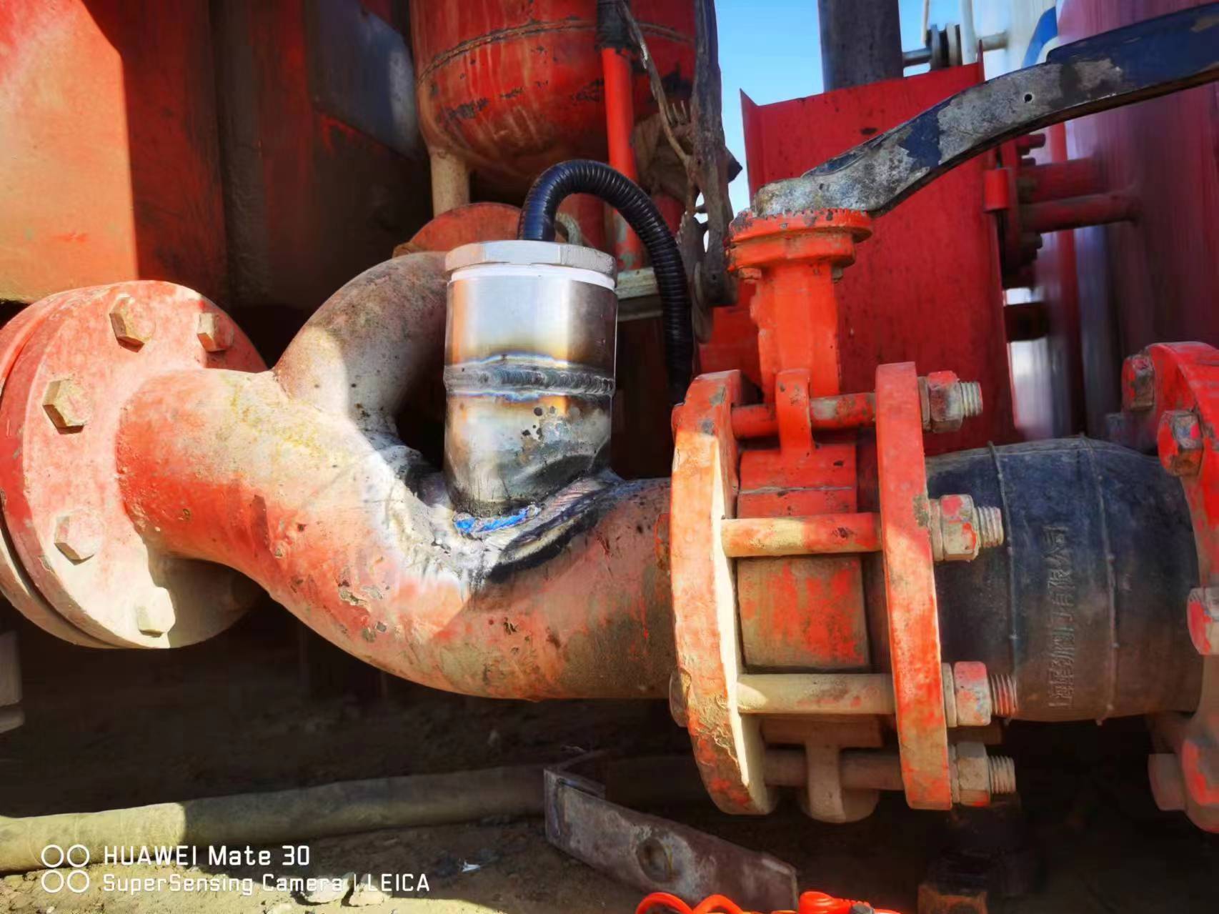 污泥濃度(懸浮物)監測儀現場安裝圖